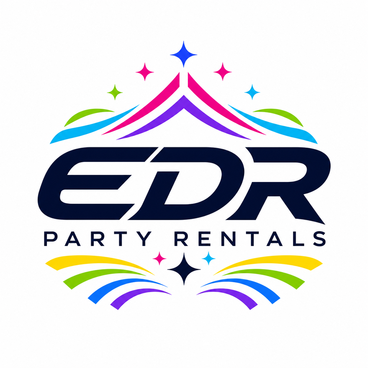 EDR Party Rentals Logo